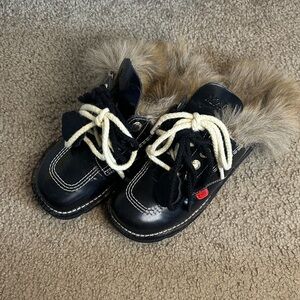 MAINS x Kickers Kick Mules with Fur